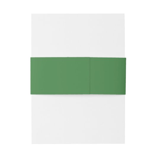 Elegante script kalligrafie Dark Sage Green bruilo Uitnodigingen Wikkel (Achterkant Voorbeeld)