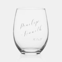 Elegante Script kalligrafie minimale bruiloft Cust