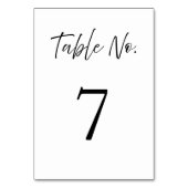 Elegante Script kalligrafie witte bruiloft Kaart (Achterkant)