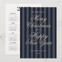 Elegante Script Kerstmis Niet-Foto 2027 Agenda