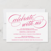 ELEGANTE SCRIPT KLASSE VAN 2025 FOTO AFSTUDEREN KAART (Achterkant)