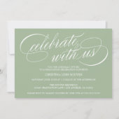 ELEGANTE SCRIPT KLASSE VAN 2025 FOTO AFSTUDEREN KAART (Achterkant)