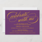ELEGANTE SCRIPT KLASSE VAN 2025 FOTO AFSTUDEREN KAART (Achterkant)
