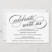 ELEGANTE SCRIPT KLASSE VAN 2025 FOTO AFSTUDEREN KAART (Achterkant)