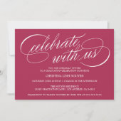 ELEGANTE SCRIPT KLASSE VAN 2025 FOTO AFSTUDEREN KAART (Achterkant)