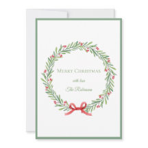 Elegante Script Krans Prettig Kerstfeest