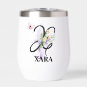 Elegante Script Letter X Monogram Gepersonaliseerd (Voorkant)