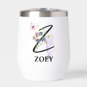 Elegante script letter Z monogram persoonlijke naa (Voorkant)