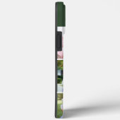 Elegante Script Monogram 6 Foto Groen Case-Mate iPhone Case (Achterkant / Rechts)