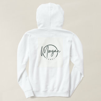 Elegante script monogram gepersonaliseerde naam ho hoodie