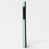 Elegante script monogram mint en lila Case-Mate iPhone case (Achterkant/links)