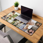 Elegante Script Mum Fotoraster lay-out gepersonali Bureaumat<br><div class="desc">Vier de geweldige mama's in je leven deze Moederdag met onze elegante Mum script aangepaste meerdere foto collage bureaumat. Geef haar het geschenk van gekoesterde herinneringen en een stijlvolle toevoeging aan haar werkruimte. Onze bureaumat is niet alleen praktisch, maar ook aanpasbaar, met een prachtig Mum-scriptontwerp dat een vleugje elegantie en...</div>