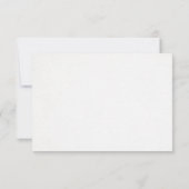 Elegante script op waterverf papier look achtergro RSVP kaartje (Achterkant)