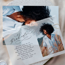 Elegante Script Photo Arch Graduation Party