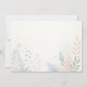 Elegante Script Save-the-Date Aankondigingskaart Save The Date (Achterkant)