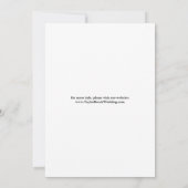 Elegante Script Save the Date met Pastelroze (Achterkant)