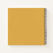 Elegante script schetsboek gepersonaliseerde naam notitieboek (Achterkant)