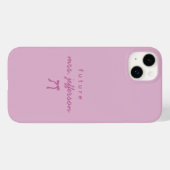 Elegante Script Verloofde Meisjesuitje Custom Case-Mate iPhone Case (Achterkant (horizontaal))