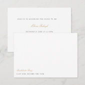 Elegante script vrijgezellenfeest kaart (Voorkant / Achterkant)
