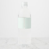 Elegante Script Welkom Trouwdag Waterfles Labels Etiket (Achterkant)