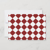 Elegante Script Wijnrode QR-code Afsluitfeest RSVP Kaartje (Achterkant)