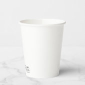 Elegante Script Zeventig 70ste Verjaardag Papieren Bekers (Links)