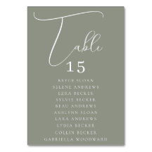 Elegante script zitplaatsen