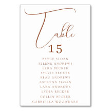 Elegante script zitplaatsen