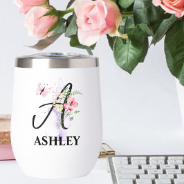 Elegante scriptbrief Een monogram Gepersonaliseerd