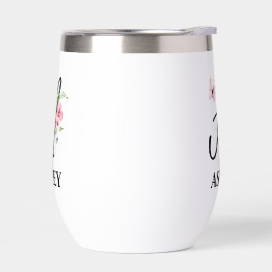 Elegante scriptbrief Een monogram Gepersonaliseerd (Links)