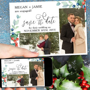 Elegante Scriptie Hulst Winterbessen 2 Foto Save The Date
