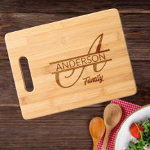 Elegante scriptletter Een monogram familienaam