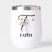 Elegante scriptletter F Monogram Gepersonaliseerde (Achterkant)