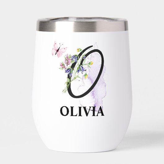 Elegante scriptletter of monogram gepersonaliseerd (Achterkant)