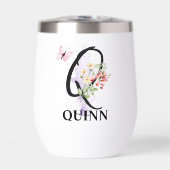 Elegante scriptletter Q Monogram Gepersonaliseerde (Voorkant)