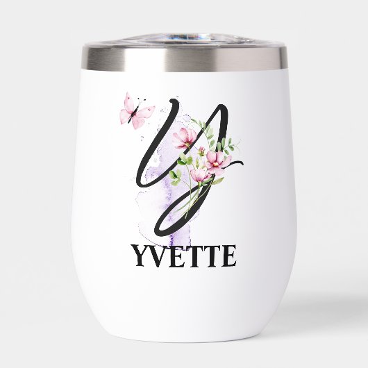 Elegante scriptletter Y Monogram Gepersonaliseerde (Voorkant)