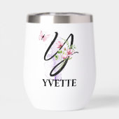 Elegante scriptletter Y Monogram Gepersonaliseerde (Achterkant)