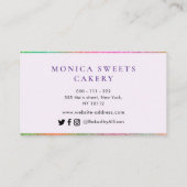 elegante scriptmakerij visitekaartje (Achterkant)