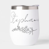 Elegante scriptnaam Larkspur juli Geboorte Bloem (Links)