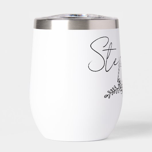 Elegante scriptnaam Larkspur juli Geboorte Bloem (Voorkant)