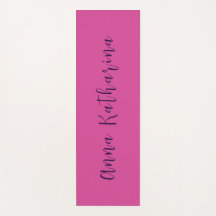 Elegante scriptnaam Solid Mullberry Pink
