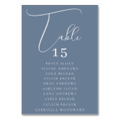 Elegante scriptstoelen kaart (Voorkant)