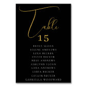 Elegante scriptstoelen kaart (Voorkant)