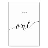 Elegante scripttypografie 1 kaart (Voorkant)