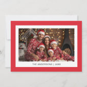 Elegante scripttypografie bloemrijke vrolijk kerst feestdagenkaart (Achterkant)