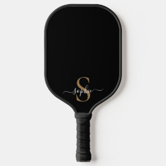 Elegante scriptuur aangepaste naam gepersonaliseer pickleball paddle