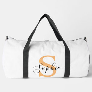 Elegante scriptuur aangepaste naam gepersonaliseer plunjezak