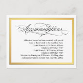 Elegante scriptversieringen Huwelijksaccommodatie Aankondigingskaart (Voorkant)