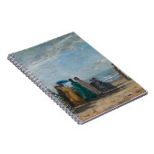 Elegante Seaside Gathering kunst Notitieboek (Rechterzijde)