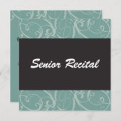 Elegante Senior Overweging Kaart (Voorkant / Achterkant)